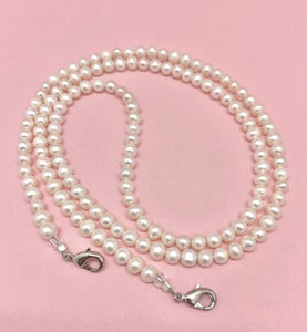 Mask Chain - Round Pearl