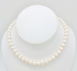 My First Pearl Necklace, White