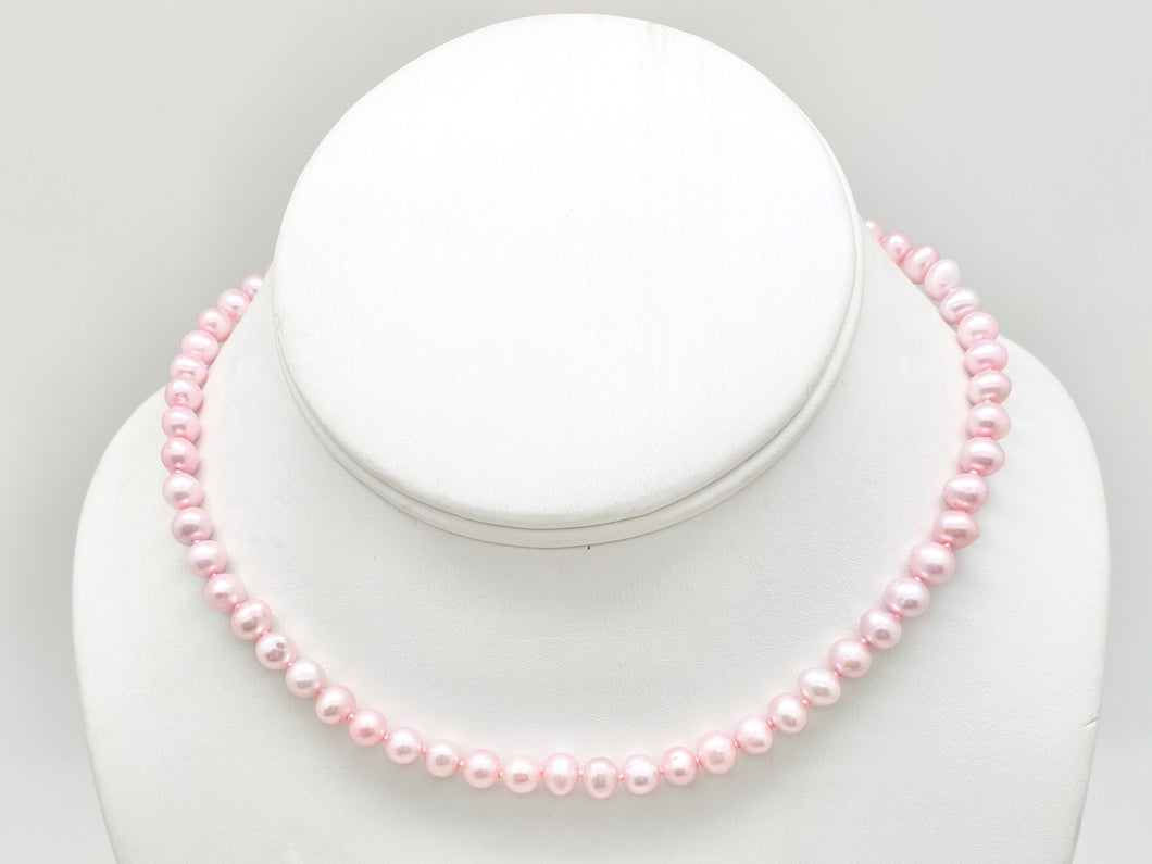 My First Pearl Necklace, Pink